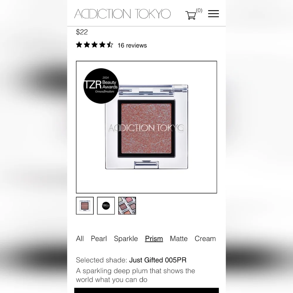 Addiction Tokyo Eyeshadow Lot